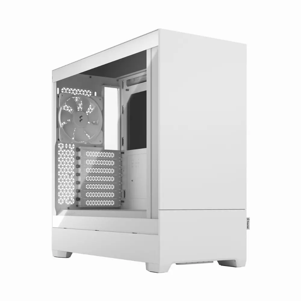 Кутия Fractal Pop Silent White TG Clear Tint - FD-C-POS1A-04