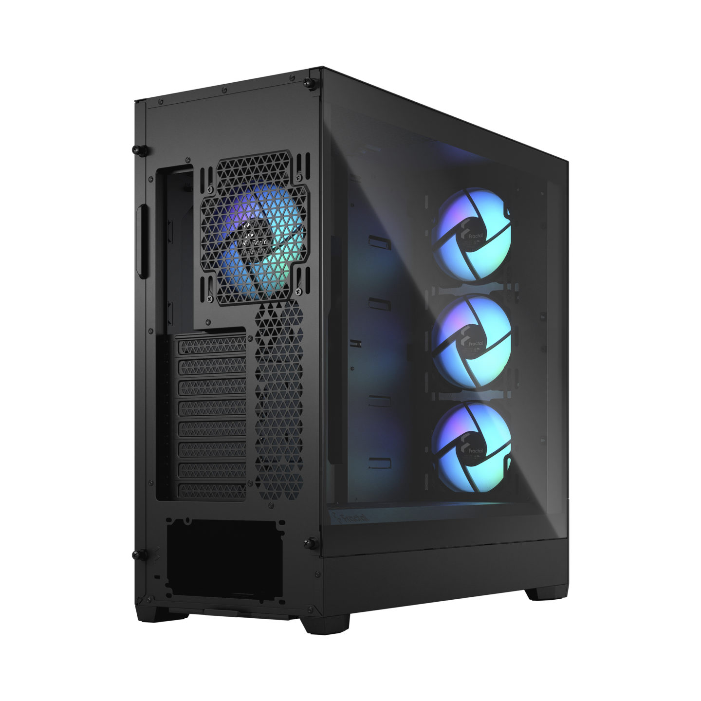 Кутия Fractal Pop XL Air RGB Black TG Clear Tint - FD-C-POR1X-06