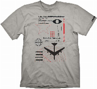 Тениска Call of Duty: Cold War T-Shirt "Radar" Light Grey - Size L