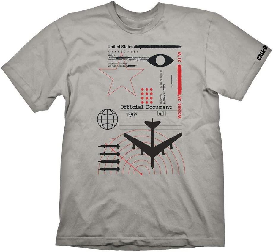 Тениска Call of Duty: Cold War T-Shirt "Radar" Light Grey - Size M