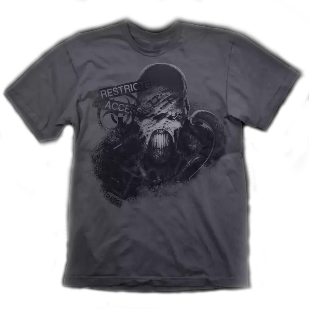 Тениска Resident Evil 3 T-Shirt "Restricted" Grey - Size XL