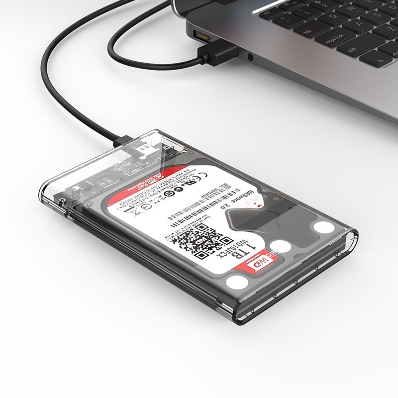 Външна кутия Orico 2139C3-G2-CR-EP Storage Case 2.5" 10Gbps Type-C Transparent 