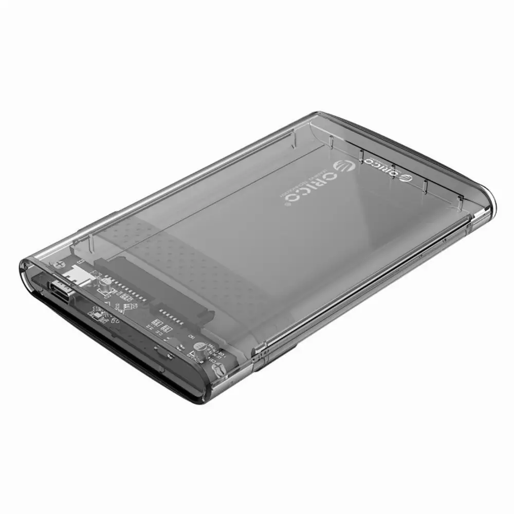 Външна кутия Orico 2139C3-G2-CR-EP Storage Case 2.5" 10Gbps Type-C Transparent