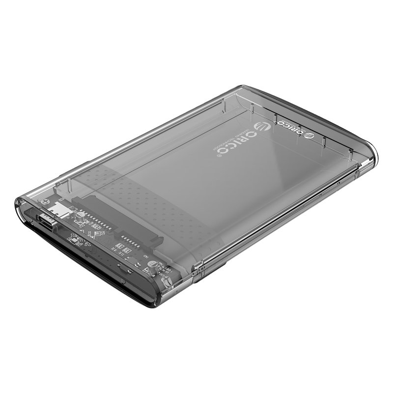 Външна кутия Orico 2139C3-G2-CR-EP Storage Case 2.5" 10Gbps Type-C Transparent 