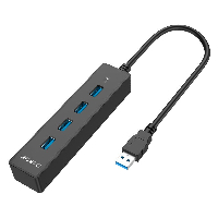 Orico хъб USB3.0 HUB 4 port black - W8PH4-U3-BK
