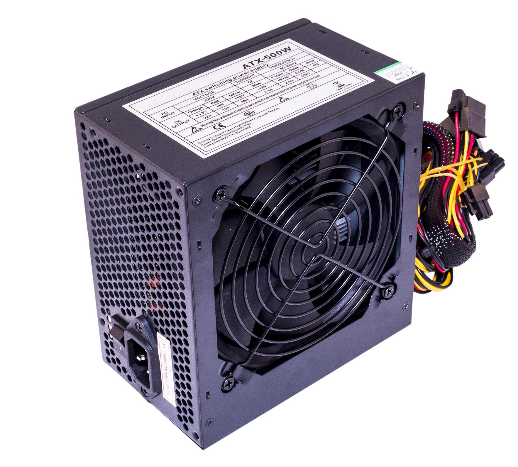 Захранване Estillo ATX-500W PSU Black