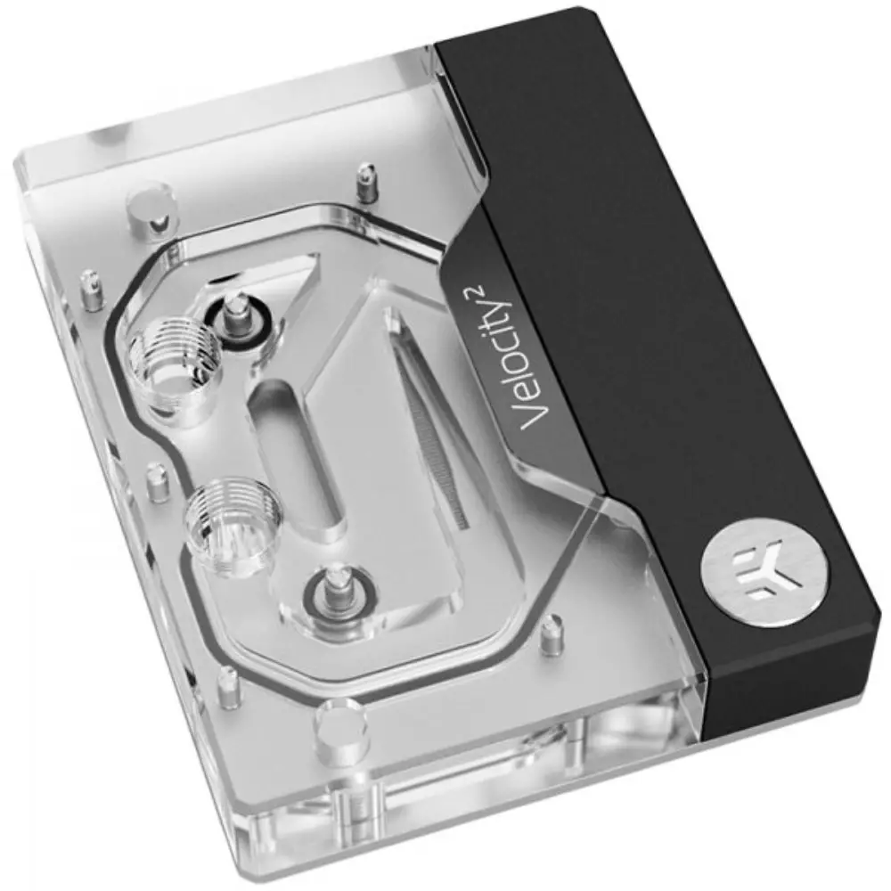 Воден блок за процесор EK-Quantum Velocity&sup2; D-RGB - AM4 Nickel + Plexi