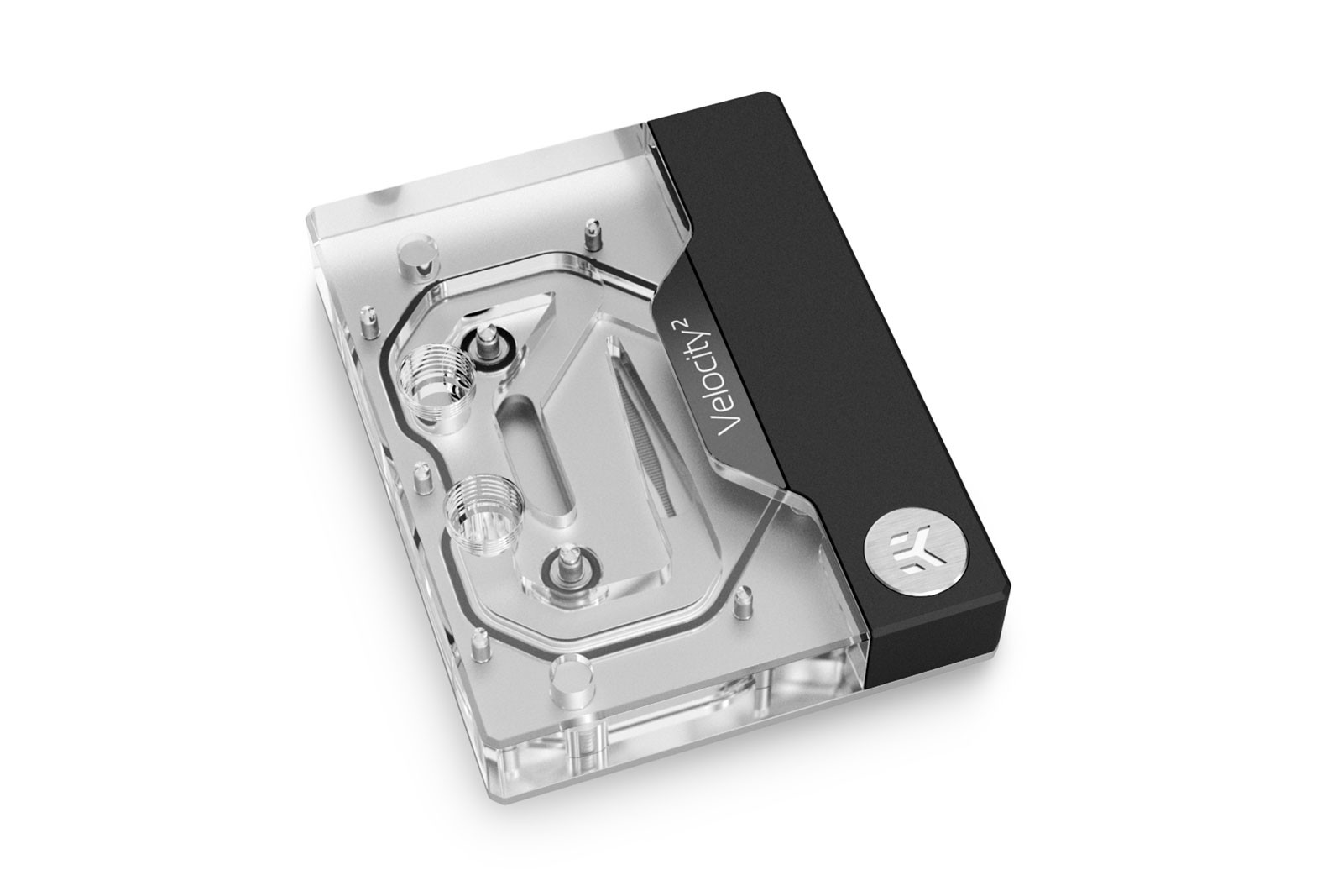 Воден блок за процесор EK-Quantum Velocity² D-RGB - AM4 Nickel + Plexi