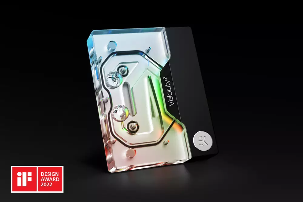 Воден блок за процесор EK-Quantum Velocity&sup2; D-RGB - AM4 Nickel + Plexi