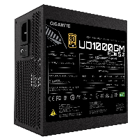 Захранване Gigabyte UD1000GM PG5 (1000W) 80 Plus Gold PCIe Gen 5.0 PSU