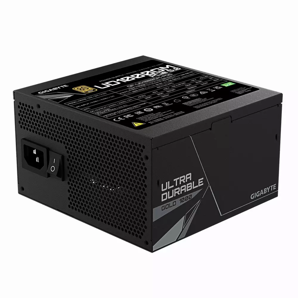 Захранване Gigabyte UD1000GM PG5 (1000W) 80 Plus Gold PCIe Gen 5.0 PSU