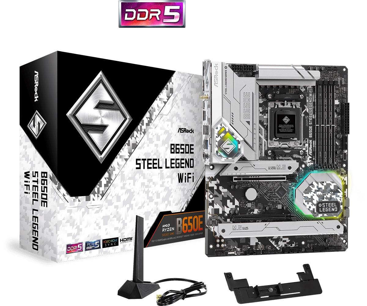 Дънна платка ASROCK B650E Steel Legend WiFi AM5