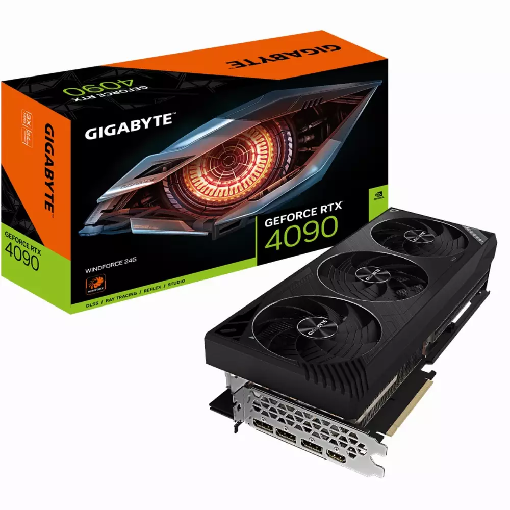 Видео карта Gigabyte GeForce RTX 4090 WINDFORCE 24G 