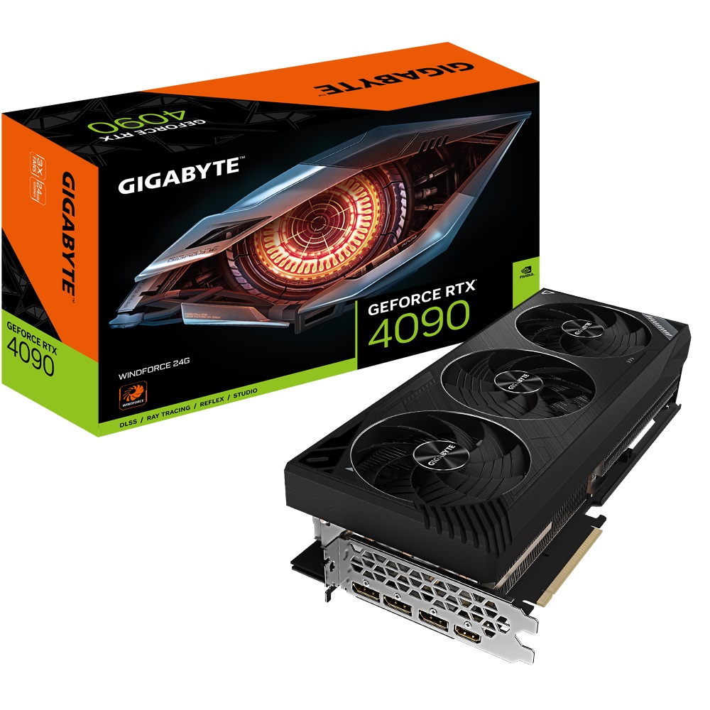 Видео карта Gigabyte GeForce RTX 4090 WINDFORCE 24G 