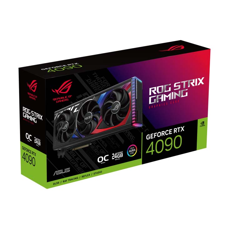 Видео карта Asus ROG Strix GeForce RTX 4090 OC Edition 24GB GDDR6X