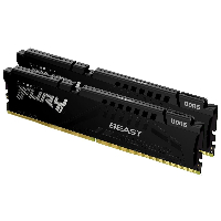 Памет Kingston FURY Beast Black 32GB (2x16GB) DDR5 6000MHz CL36 EXPO - KF560C36BBEK2-32