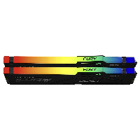Памет Kingston FURY Beast Black RGB 64GB (2x32GB) DDR5 5600MHz CL40 - KF556C40BBAK2-64