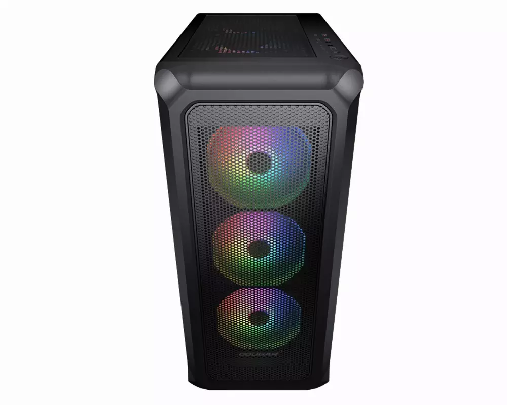 Кутия COUGAR Archon 2 Mesh RGB Mid Tower Black - CG385CC500001