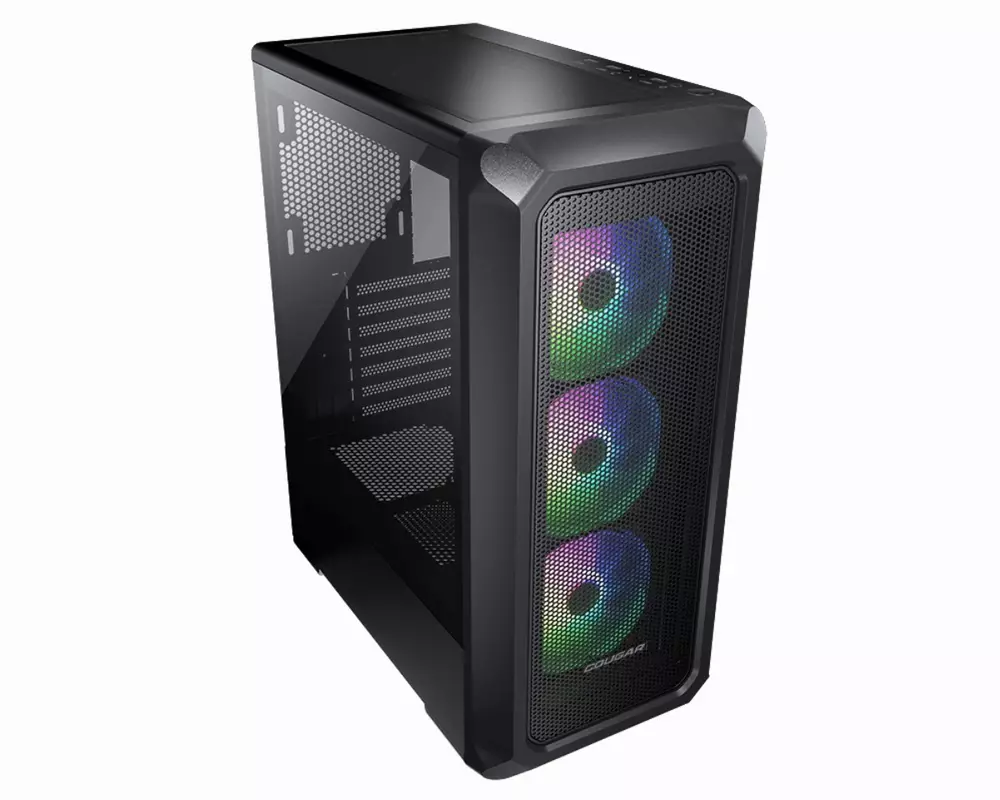 Кутия COUGAR Archon 2 Mesh RGB Mid Tower Black - CG385CC500001