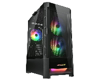 Кутия COUGAR DUOFACE RGB Black Mid Tower Case - CG385ZD100001