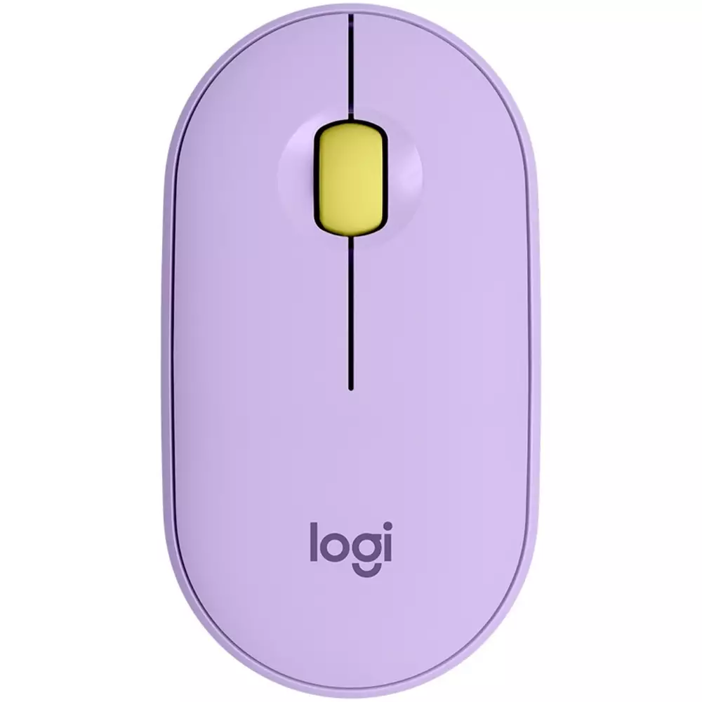 Мишка Logitech Pebble M350 Wireless Mouse Lavender Lemonade - 910-006752