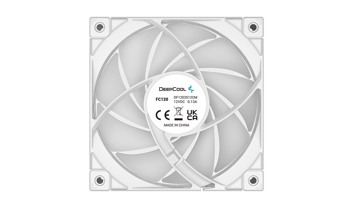Комплект вентиляторов DeepCool FC120 White ARGB Fan Pack 3-in-1 3x120mm