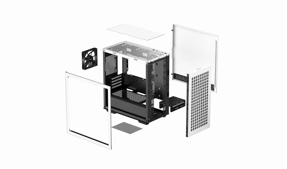 Кутия DeepCool CH370 WH mATX Case