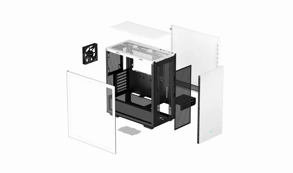 Кутия DeepCool CH510 Case EATX White