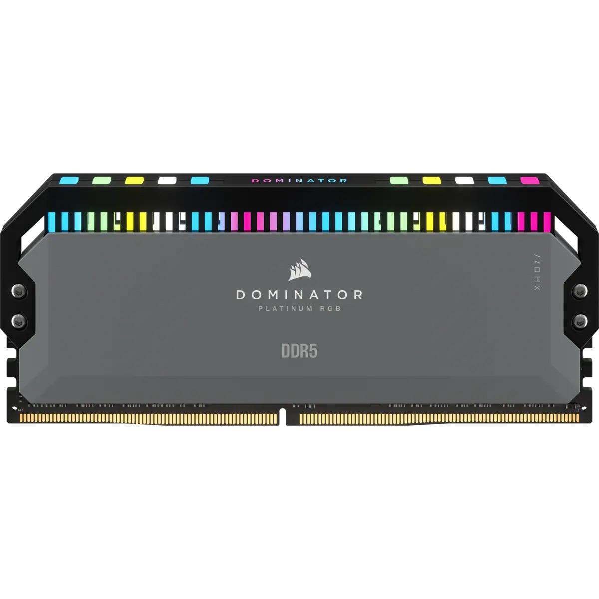 Памет Corsair Dominator Platinum RGB Black 32GB (2x16GB) DDR5 6000MHz CL36 AMD EXPO - CMT32GX5M2D6000Z36 