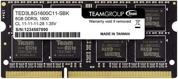 Памет Team Group Elite 8GB DDR3L 1600MHz CL11 - TED3L8G1600C11-S01