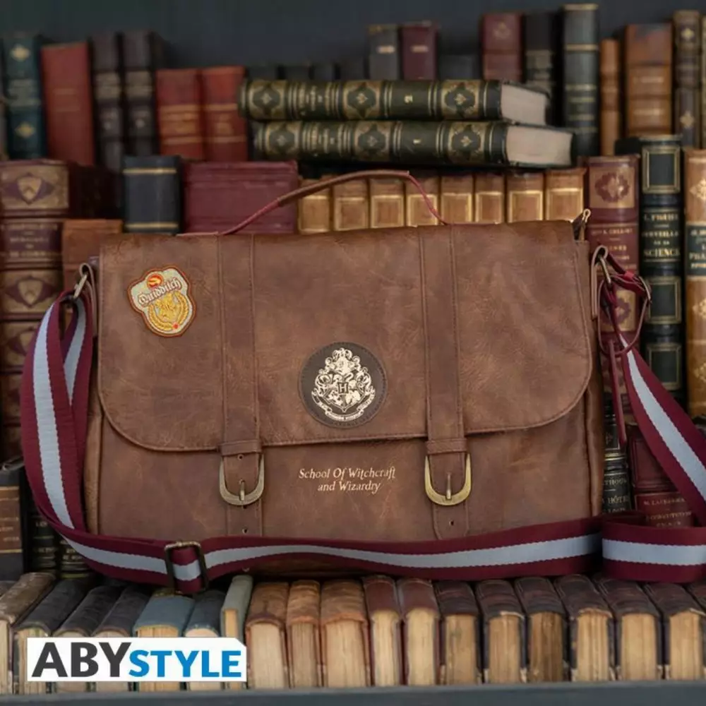 Чанта ABYSTYLE HARRY POTTER Hogwarts, За през рамо, Кафяв