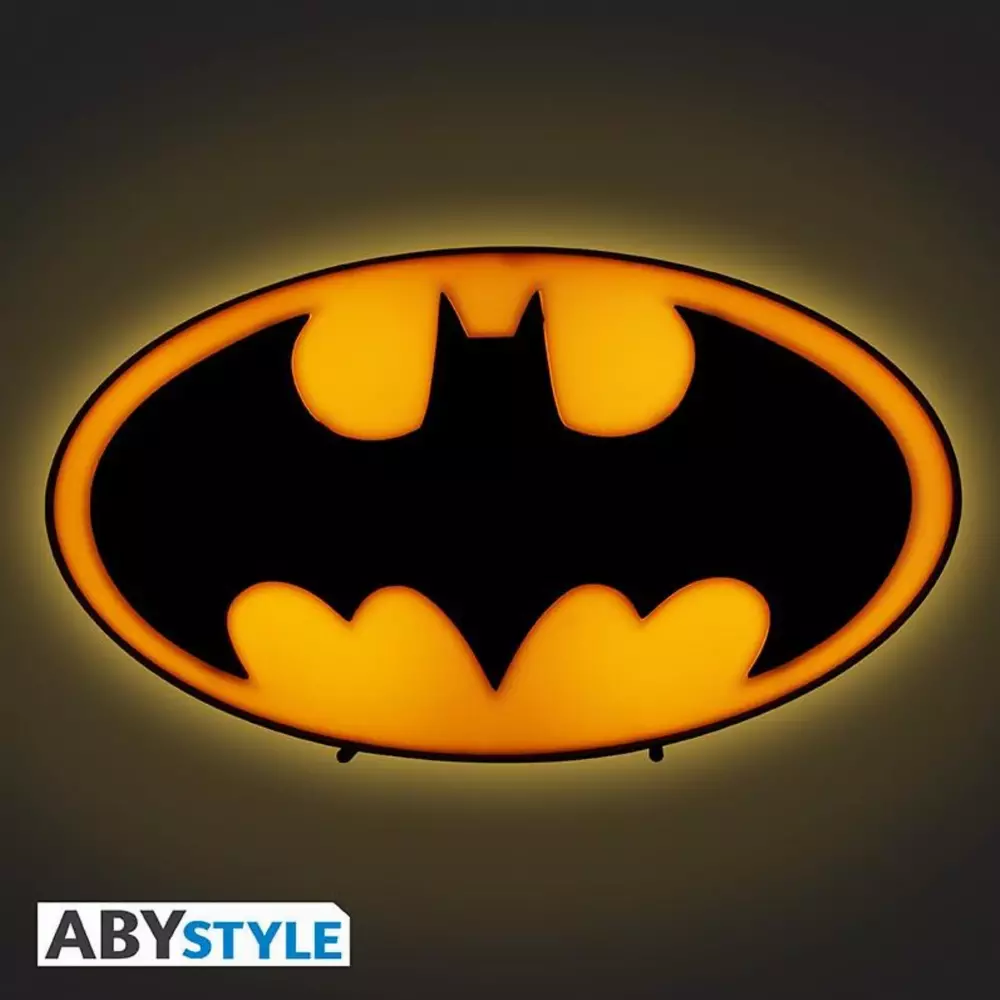 Лампа ABYSTYLE DC COMICS Lamp Batman logo, LED, Черен