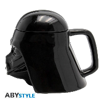 Чаша ABYSTYLE STAR WARS 3D Mug Vader, Черен