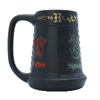 Чаша ABYSTYLE HARRY POTTER 3D Four Houses, Черен