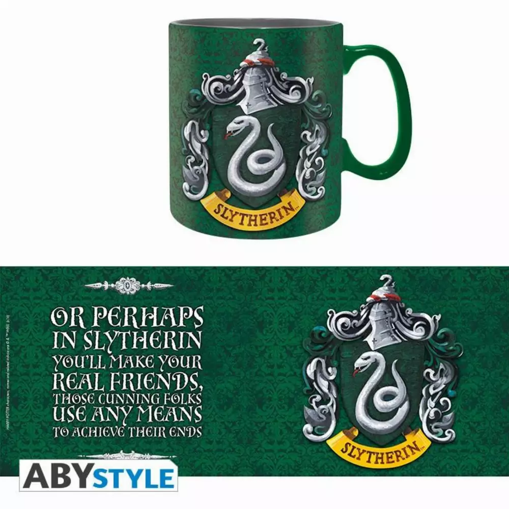 Чаша ABYSTYLE HARRY POTTER Slytherin, King size, Зелен