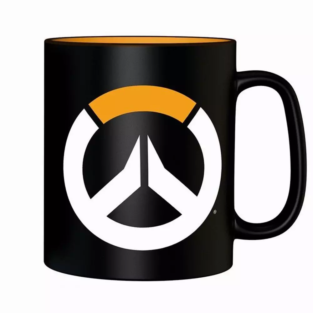 Чаша ABYSTYLE OVERWATCH Logo, King size, Черен