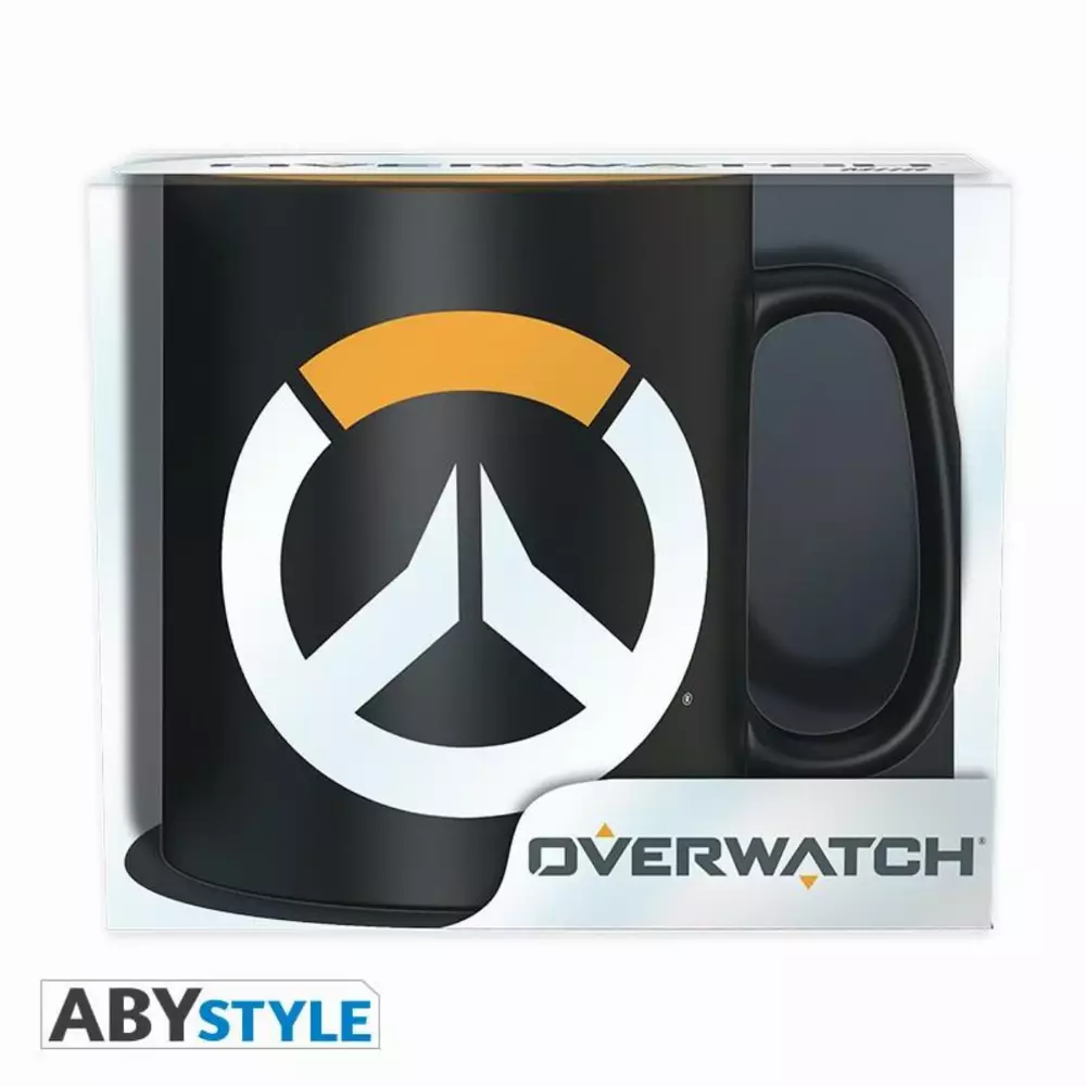 Чаша ABYSTYLE OVERWATCH Logo, King size, Черен