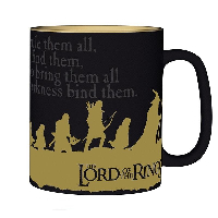 Чаша ABYSTYLE LORD OF THE RINGS The Fellowship of the Ring, King size, Черен