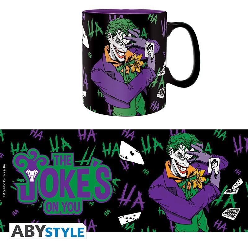 Чаша ABYSTYLE DC COMICS Joker, King size, Черен