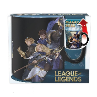 Чаша ABYSTYLE LEAGUE OF LEGENDS Mug Heat Change Group, Сменящ се цвят, King size, Черен