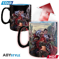 Чаша ABYSTYLE LEAGUE OF LEGENDS Mug Heat Change Group, Сменящ се цвят, King size, Черен