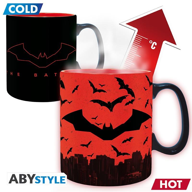 Чаша ABYSTYLE DC COMICS Mug Heat Change The Batman, Сменящ се цвят, King size, Черен