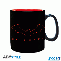 Чаша ABYSTYLE DC COMICS Mug Heat Change The Batman, Сменящ се цвят, King size, Черен