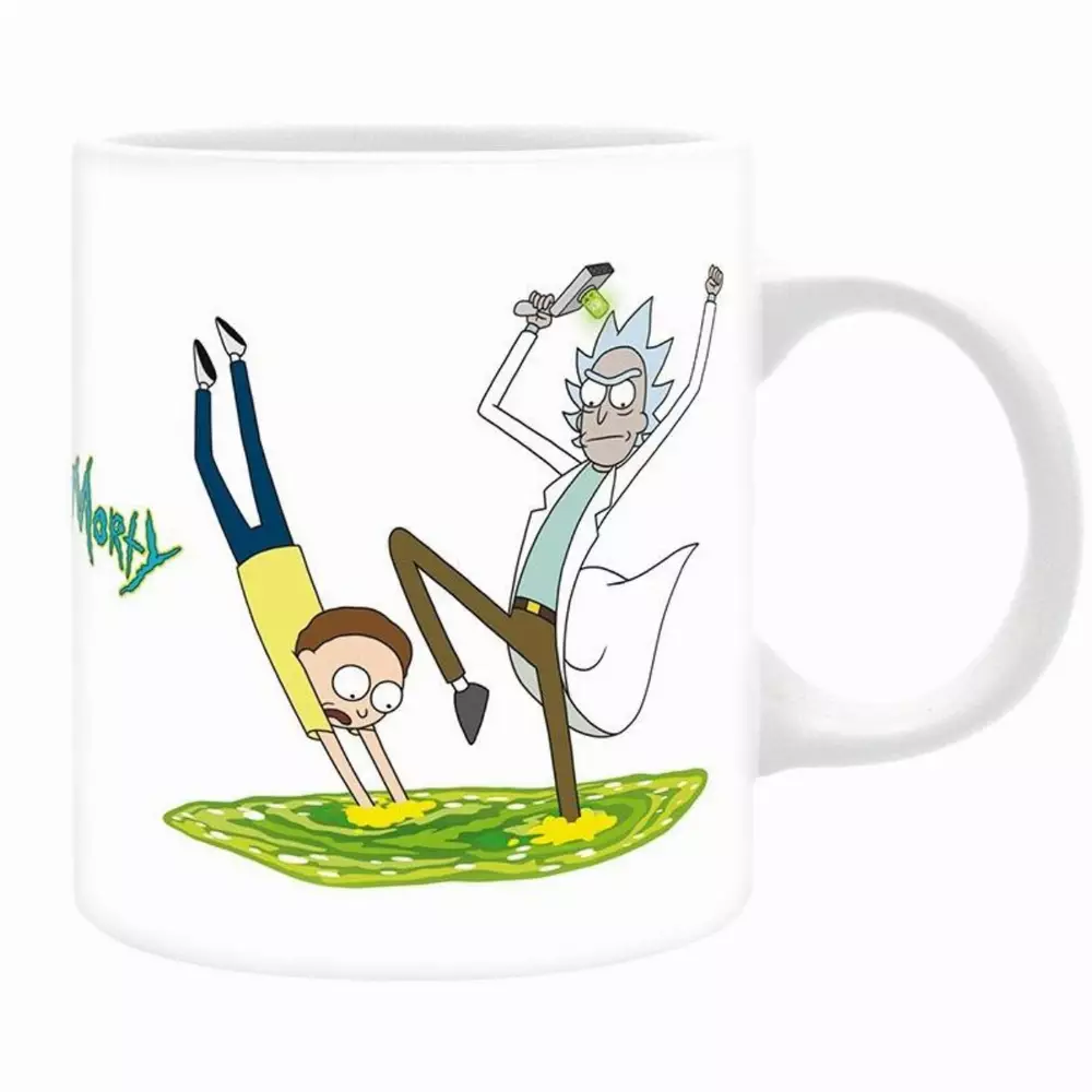Чаша ABYSTYLE RICK AND MORTY Portal 2, Бял
