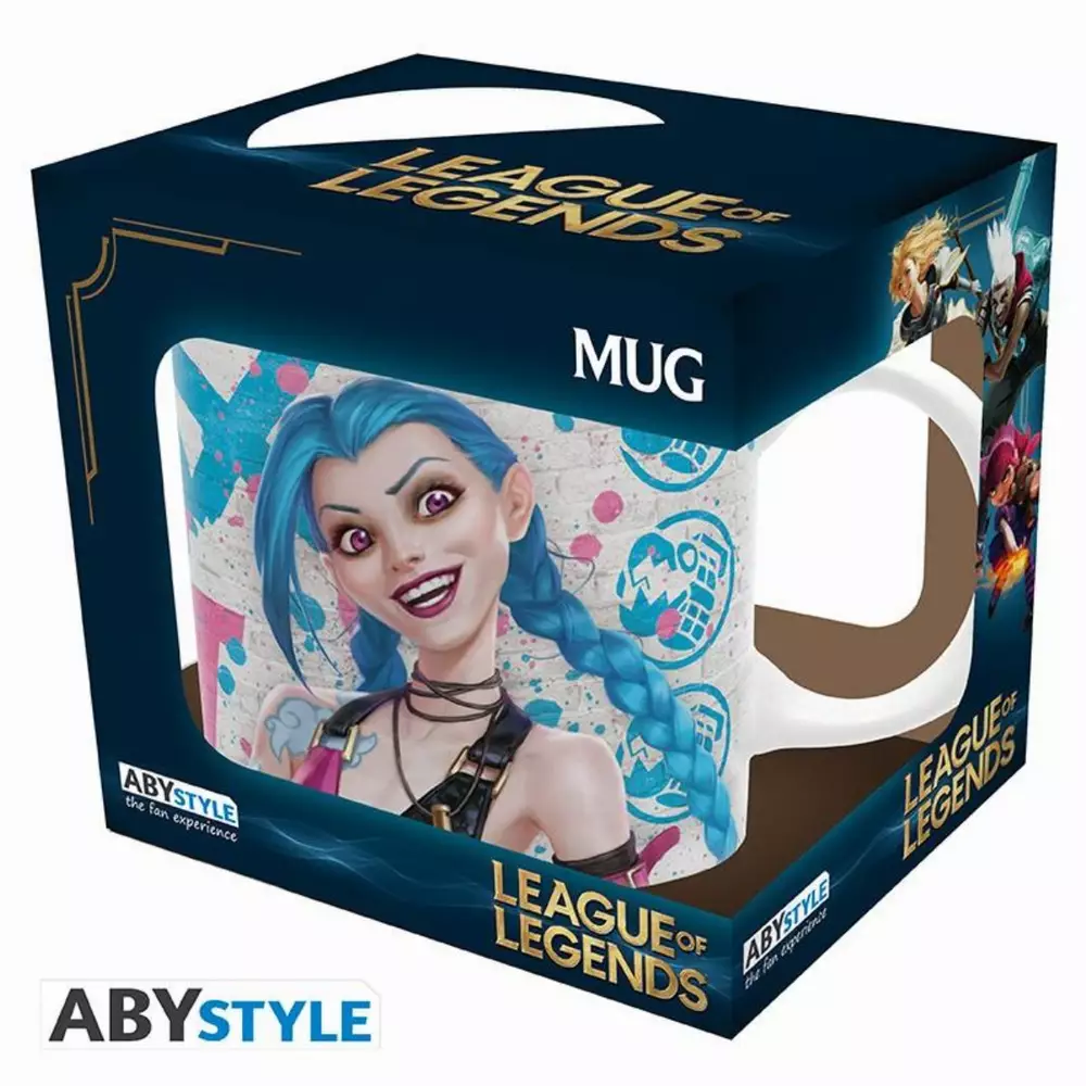 Чаша ABYSTYLE LEAGUE OF LEGENDS Vi vs Jinx, Бял