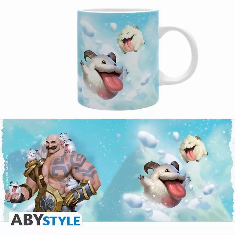 Чаша ABYSTYLE LEAGUE OF LEGENDS Braum & Poros, Син