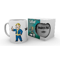 Чаша ABYSTYLE FALLOUT Vault Boy, Бял