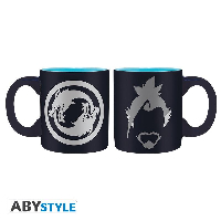 Комплект чаши ABYSTYLE OVERWATCH 2Hanzo and Genji, Espresso, Черен/Бял
