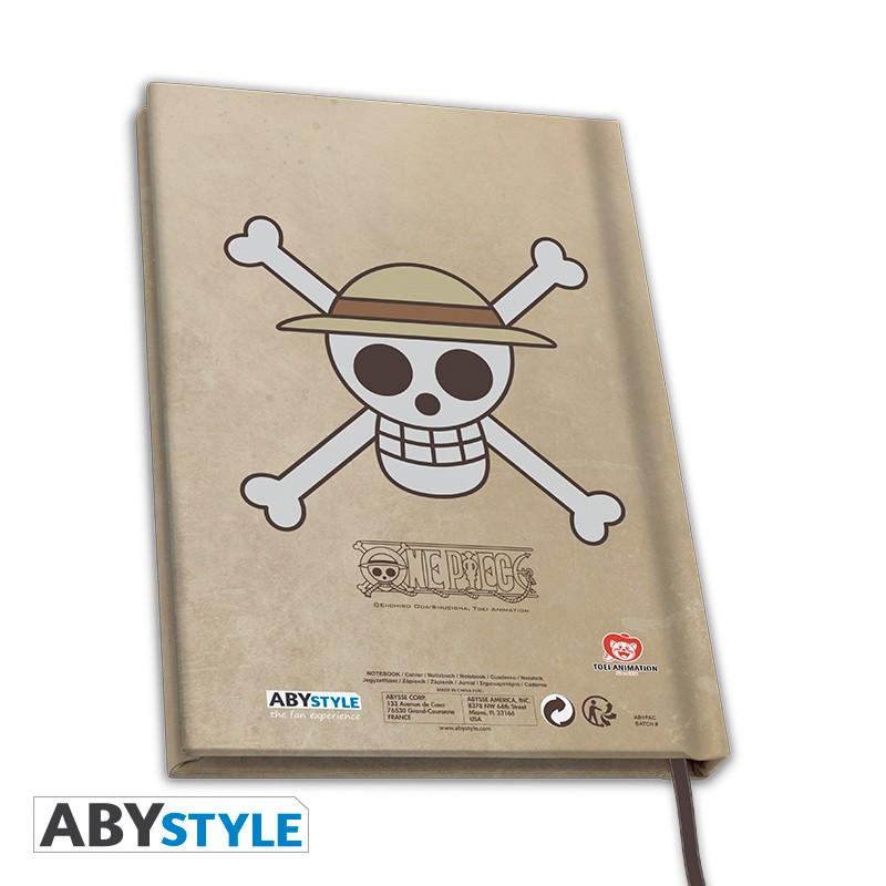 Тефтер ABYSTYLE ONE PIECE Notebook Wanted Luffy, A5, 180 листа