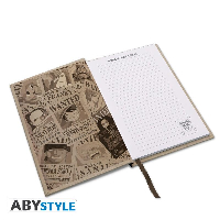 Тефтер ABYSTYLE ONE PIECE Notebook Wanted Luffy, A5, 180 листа